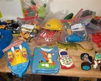 Grouping of miscellaneous Fisher Price toys