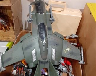 Toy jet airplane fighter jet