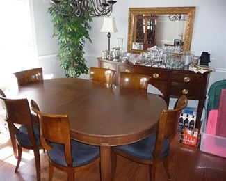 Dining Room Table & Chairs and Side Board