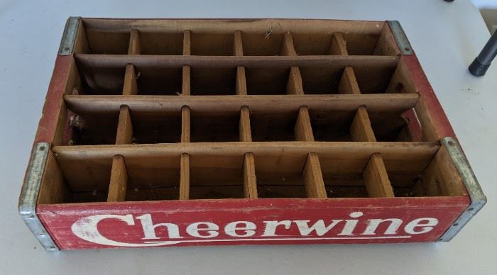 Cheerwine Bottle Crate