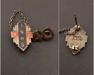 I.N. High School: 1940 Pin