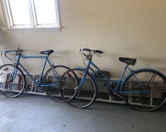 Schwinn varsity and Schwinn suburban bikes