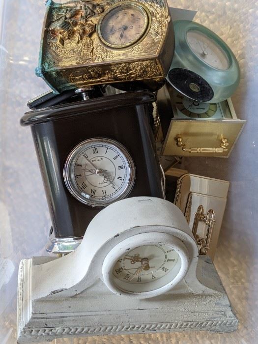 Assorted Vintage Clocks