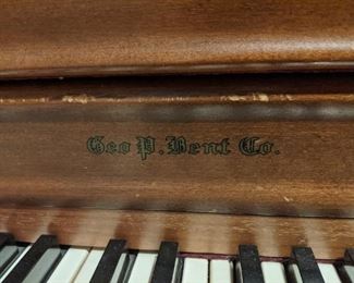 Geo. P. Bent Piano