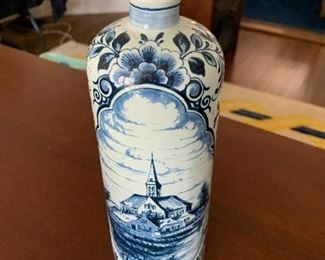 Delft Blue Decanter Bottle