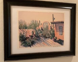 Art Print by Cyndy Carstens "Evening Shadows"