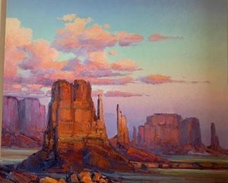 Original Art "Monument Valley" by Kirk Randle 36 x 36