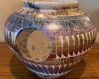Navajo Horse Hair Pottery C. Smith