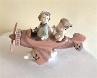Lladro Figurine; "Don't Look Down" - comes with the box.  Measures about 7"h x 9" w 