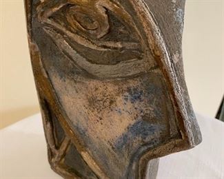 Domar - Israel Stunning Artist Designed Vase- purchased at Rotem (a store that specializes in selling unique designs by Israeli artists) in Israel. 

Measures 13" 