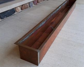 Copper liner approximately  60"plus  long