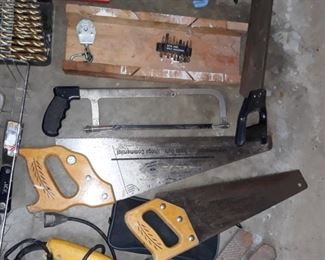 Basic saws, miter, and hacksaw