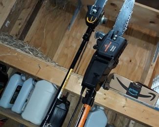 Gas powered  and electric  8" saw , polesaws