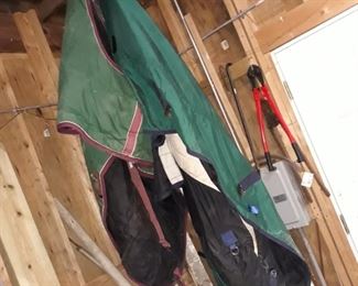 Horse blankets,  three available 