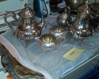 Tea Service with Tray, plate