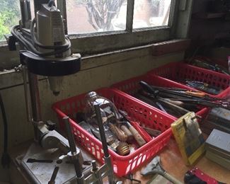 Hundreds of hand tools. 