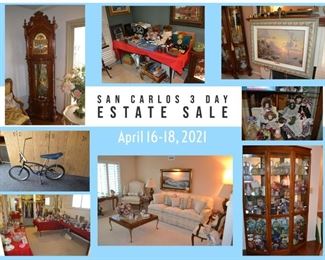 San Carlos estate sale