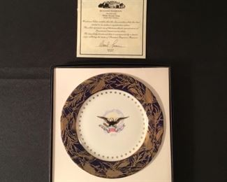 White House Dessert Collectable plate 