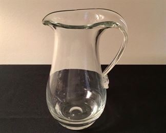 Elegant crystal water pitcher