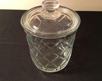 6 inch crystal jar with lid