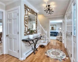 La Forge Francaise Custom Console table and lamp