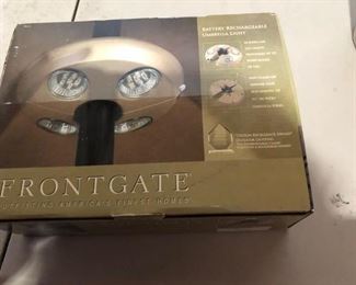 Frontgate patio umbrella light