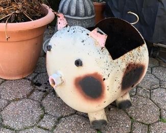 Pig Propane Tank Planter