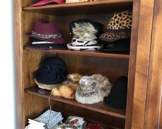 Hats and hats and hats....gorgeous, high quality! And Christmas linens!
