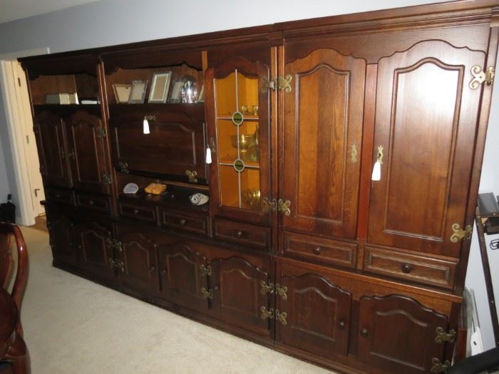 6 PIECE CABINET.  AVAILABLE FOR EARLY SALE IN 3 SEPARATE SECTIONS.