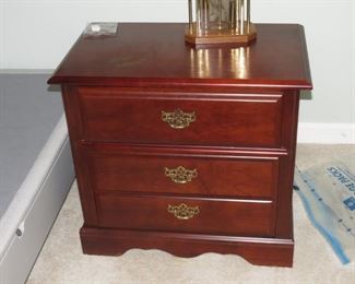 PAIR OF BEDSIDE TABLES.