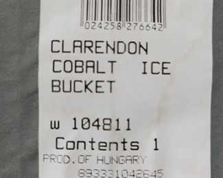 Waterford Clarendon Cobalt Ice Bucket