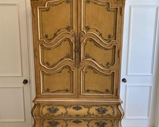 Vintage Henredon French Country Style Armoire