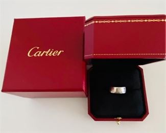 Cartier sterling ring
