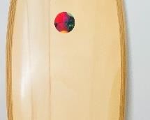 Wood surfboard by Hess