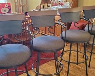 4 Bar Height Barstools by Ashley