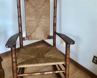 Vintage Cain Rocker Chair