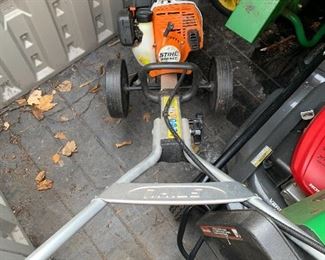 Stihl MM 55C Yard Boss Multi Task Garden Equipment: Cultivate, edge, aerate, dethatch