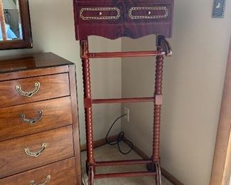 VALET STAND WITH DRAWERS
