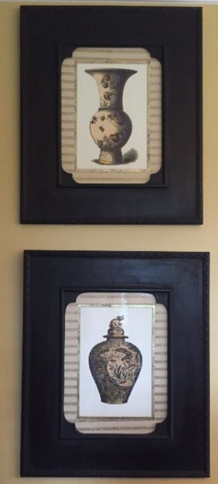 Matching framed prints.