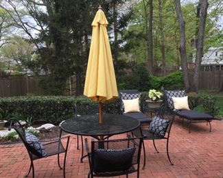 Beautiful outdoor furniture, pots and Garden statues.