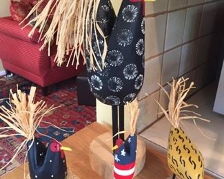 Fun rooster set.