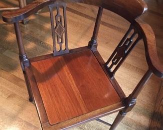 Antique Corner Chair.