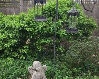 Beautiful outdoor furniture, pots and Garden statues.