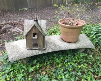 Beautiful outdoor furniture, pots and Garden statues.