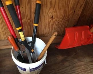 Garden tools.