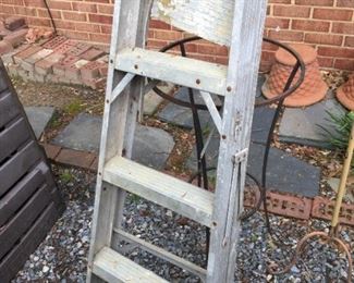 Small ladder.