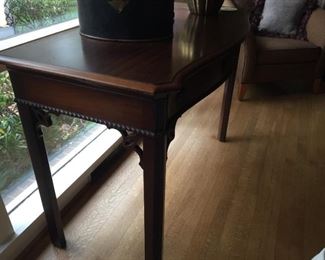 Side table.
