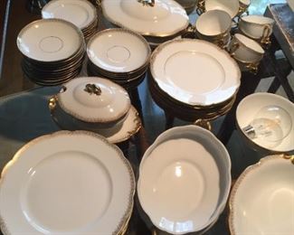 Complete set of D&C Limoges china from France.