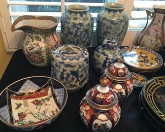 Blue and white, Imari and more!