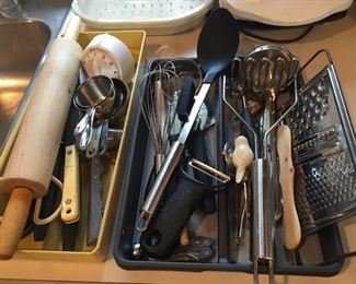 Kitchen utensils.